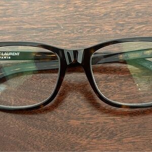 Saint Laurent YSL Brown Tortoise Shell Glasses